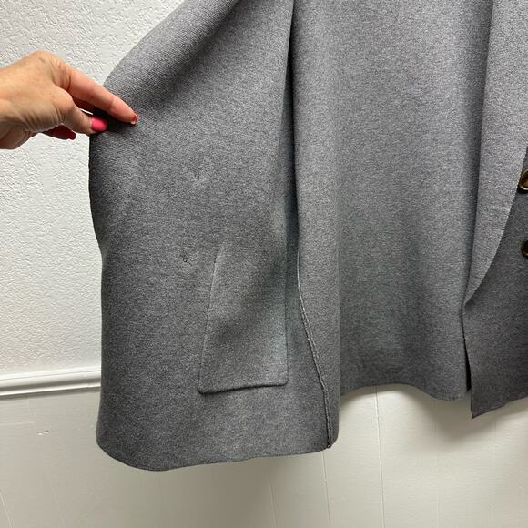 New! Becool Women’s USA S/M Long Sleeve Sweater Cardigan Made of Viscose in Gray - Picture 5 of 15